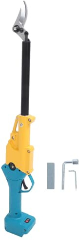 Batteridriven Teleskopsax, SK5-blad, 30 Mm Skärdiameter Professionell Sladdlös Beskärningssax med Säkerhetsbrytare, Ergonomiskt Handtag och Breda Applikationer, Hopfällbar Stolpe