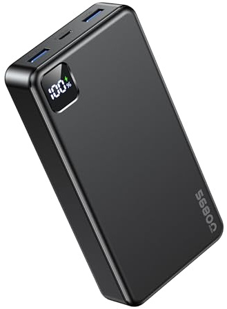 Portable Charger Power Bank, PD 22.5 W Fast Charging Large Capacity Battery Pack, 56800mAh Portable Phone Charger for Travel Camping Essential Compatible with iPhone 17/16/15/14/13 Series, iPad-Black