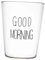 Zerodeko Taza de Leche de Vidrio Capacidad Grande Diseño Sin Asa para y Otras Bebidas Color Negro Uso Casa y Oficina