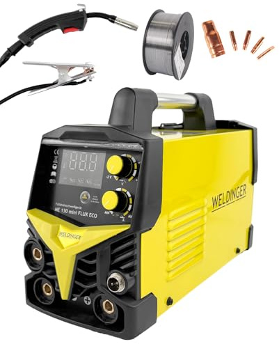 WELDINGER ME 130 mini FLUX ECO Fülldrahtschweißgerät mit Fülldraht und Zubehör NEU