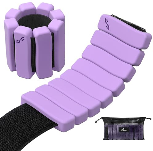 Poids de cheville, manchettes lestées pour hommes et femmes, pour l'intérieur et l'extérieur, 2 kg, 1 paire de poids pour les jambes et les bras, ensemble de poids au niveau de la cheville et du