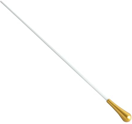 TARSHYRY Bâton en Métal Léger pour Chefs d'orchestre Professionnels, Idéal pour les Chorales et les Représentations sur Scène (GOLD)