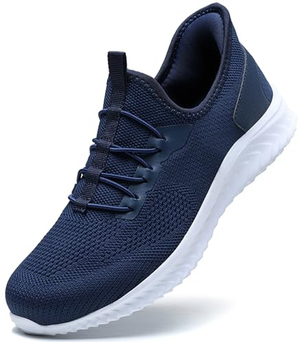 Topwolve Zapatillas Casual para Hombre Slip On Calzados Deportivo Zapatos de Running Transpirable Ligero Zapatillas de Caminar