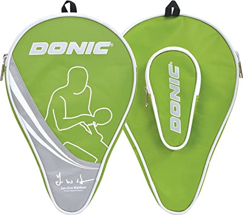 Donic-Schildkröt Tischtennis Schlägerhülle Waldner, Schlägerhülle für einen Schläger, extra Ballfach für 3 Bälle, 818537