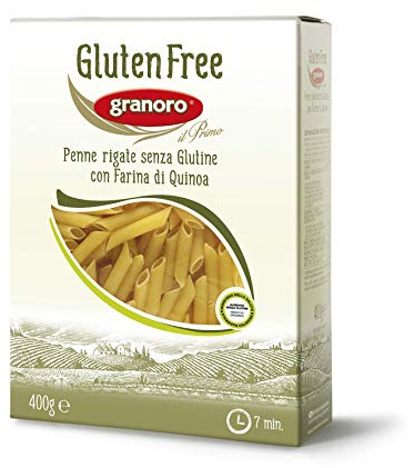 Granoro Gluten Free Pasta With Flour Gluten Free Quinoa Sena Penne Rigate 400g