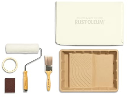 Rust-Oleum Ready to Roll - Eco Paint Kit (Large) - Chalky Wall Paint Fresh Greens