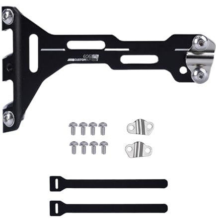 Fahrrad-Flaschenhalter, Fahrradflaschenhalter, 13 cm, Halterung aus Aluminiumlegierung, Halterung für Hecktasche, Pumpe und Flasche, erweiterbares Design für Doppelbogenkissen, ideal für lange Fahrten