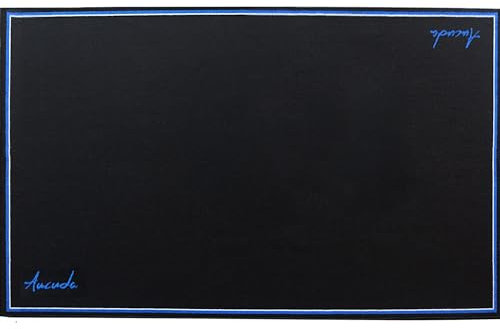 Aucuda Schlagzeugteppich, 120x180cm rutschfest Schalldicht Drum Teppich Matte Innen und Außen, Elektronisches Jazz Schlagzeug Kit für Bass Snare Drum, Indoor Schallschutz Akustik Teppich, Schwarz.