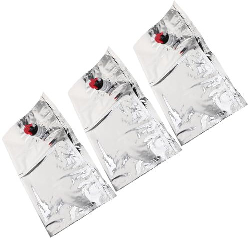 ABOOFAN Lot De 3 À Vin Réutilisables avec Bec Verseur pour Bouteille De Vin Pochette De Voyage pour Boissons Indispensable pour Les Fêtes