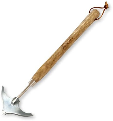 Spear & Jackson 4584SWH – Binette Ailée à Manche Court – Désherbeur de Précision en Acier Inoxydable pour Espaces Étroits, Terrasses et Graviers, Idéal pour Couper Les Racines des Mauvaises Herbes