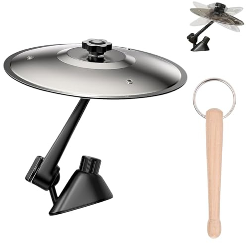 Platillo Bateria Para Coche,Platillo De Choque De Coche, Paquete de De Batería Para Coche, Plato De Hierro Para Coches Fácil De Instalar Y Duradero,Decoración(plata)