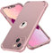 ORETECH [4-in-1 para Funda iPhone 13, con [2X Protector Pantalla, Carcasa Frontal y Trasera][Protección de cámara] 360 Grados Antigolpes Anti-Choque TPU Silicona Carcasa iPhone 13 Case 6.1,Rosa
