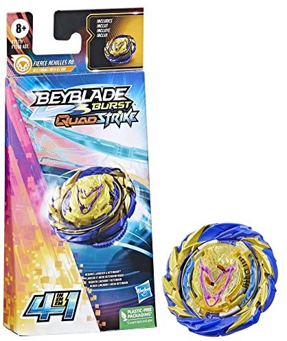 Beyblade Burst Quadstrike Fierce Achilles A8 4-in-1 Battle Top