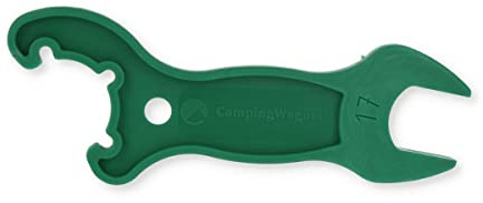 Camping Wagner Gasflaschenschlüssel, Multi Gasflaschen Schlüssel für Gasflaschen und Grills