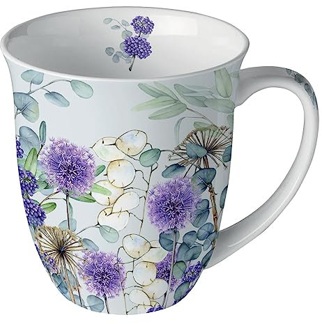 Tasse en Porcelaine Fine - Lunaria green