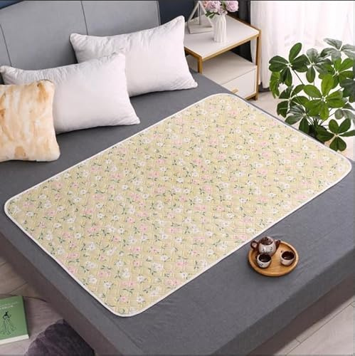 Lot de 2 alèses de lit extra larges réutilisables pour incontinence | Protège-matelas absorbant lavable 80 x 120 cm | Protection contre l'humidification du lit pour adultes ou enfants et aide à la vie