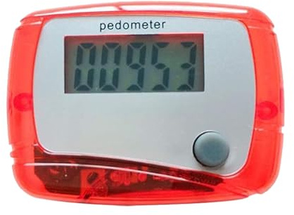 Podómetro de bolsillo, contador de pasos digital, pantalla LCD de 1.89 pulgadas, objetivo diario, monitor de fitness para caminar, deportes, senderismo, personas mayores, interiores y exteriores