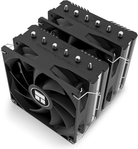 TR-Thermalright Peerless Assassin 120 SE Extrem CPU-luftkylare med dubbla torn, fläkt med 6 värmerör 120 mm PWM-fläkt med 1850 varv/min, för AM5/AM4, Intel LGA1851