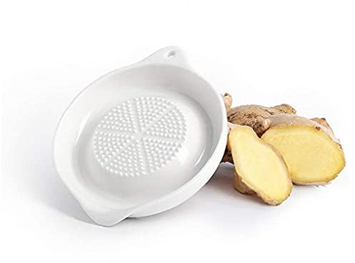 1pc Porcelain Ginger Grater Plate Garlic Onion Chopper Kitchen Manual Food Masher for Vegetable Fruit