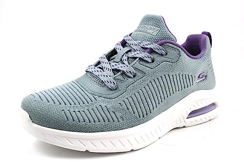 Skechers Damen Squad Air Sneaker, Slate, 41 EU