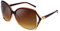 SQUAD Sonnenbrille für Damen, groß, modisch, 100% Schutz UV400, 3ew981c3 Braun Goldfarben