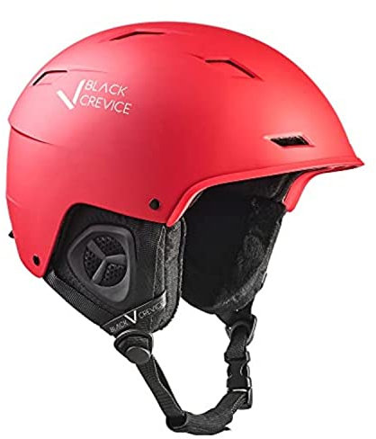 BLACK CREVICE Skihelm GERLOS rot, M (54-57cm)…