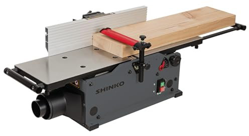 Shinko AH200 Abrichthobel – 200 mm Hobelbreite, Spiralwelle mit 16 HSS-Wendeplatten, Aluminiumguss-Tische, 1200 W Motor, mobil & präzise