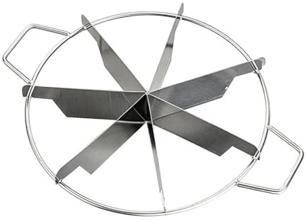 Divisore per torte, portatile, in acciaio inox, rotondo, antiaderente, strumento per tagliare , per bambini, biscotti, pasta fondente, cornice per fette uniformi