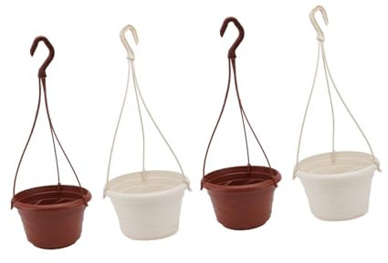 BESPORTBLE 4pièces Pot De Fleur Suspendu pour Plantes Vertes Jardinière Suspendue pour Balcon Pot De Fleurs pour Jardin