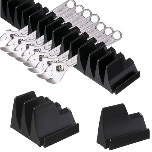 Srvauyea Porta Chiavi Inglesi Organizer per 23 Chiavi, Portautensili per Chiavi Magnetiche, Organizer Modulare per Riporre Chiavi Magnetiche, Conservazione di Chiavi Modulari Chiave a Tubo di Supporto