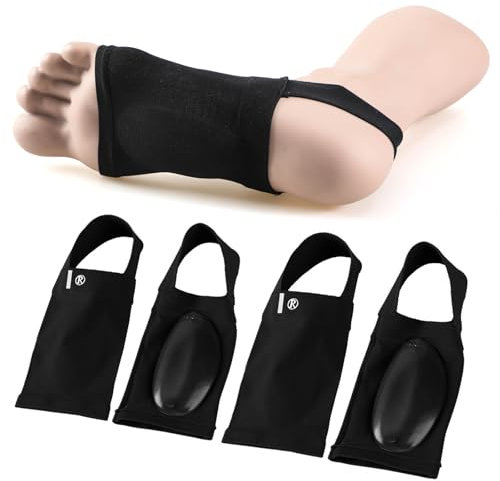 XINIFOOT Manicotti a compressione metatarsale per arco plantare con cuscinetti in gel, sollievo dal dolore per piedi piatti e fascite plantare, tutore per arco plantare per uomini e donne