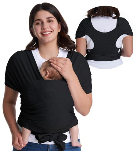 Momcozy Infant Carrier Slings for 3.6-15kg, Black