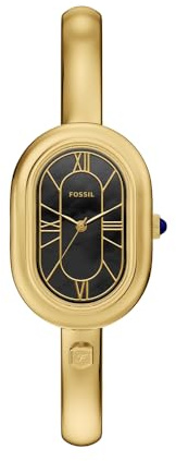 Fossil Sloan Watch for Women, Quartz Three Hand Movement with Stainless Steel Strap