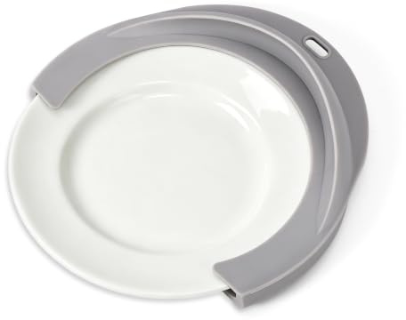 Sinbana Protège-Assiette pour Personnes Âgées, Silicone Anti-Éclaboussures