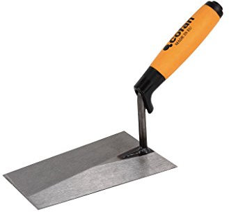 Cofan Paleta Forjada Modelo Norte | Varias Medidas de Longitud | Para la Construcción | Mango de Goma