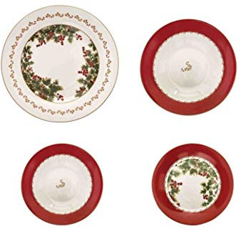 Brandani - servizio 18 pz le bacche porcellana