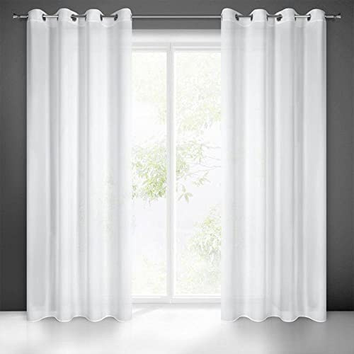 Eurofirany färdig gardin ESTEL 140 x 250 cm vit