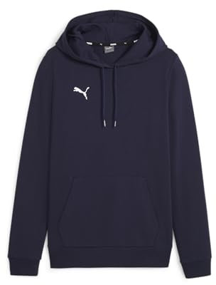 PUMA Damen Teamgoal Casuals Hoody Wmn Pullover, Puma Navy-puma White, XL EU