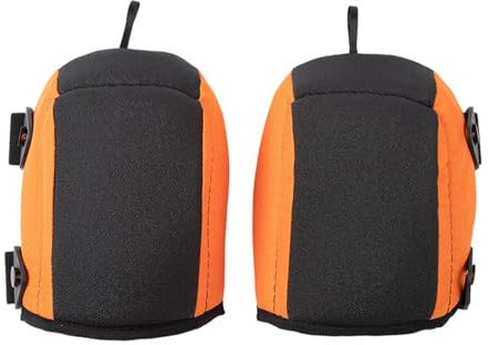 Fonowx Rodilleras para áticos, Rodilleras, Cojines de Espuma para La Construcción, Naranja