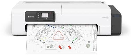 Canon imagePROGRAF TC-21 24 - Large Format Printer, Poster & Plotter Printer, Automatic Roll & Cut Sheet Paper Feeder, Includes 280 ml of Ink, White