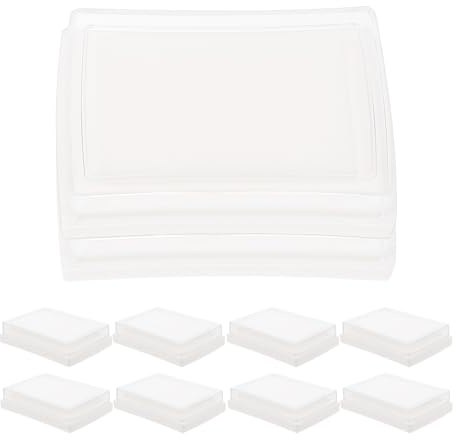 GARVALON 10 St Fingeravtrycksbläckdynor i Högdensitetsskum Hållbara DIY Stämpeldynor för Handavtryck och Kreativt Pyssel Tvättbara och Praktiska för och Hantverk