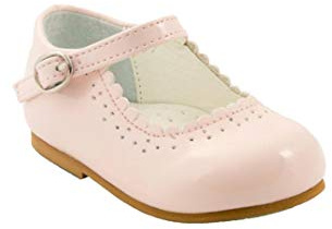 Girls Shoes Smart Shoes Mary Jane Shoes Toddler Baby Spanish Rollybaby Emma (6 UK Child, Pink)