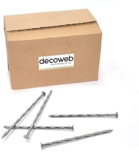 Boîte de 5 kg de Clous torsadés (Environ 190 Clous) pour Gazon synthétique