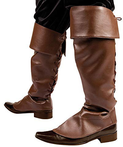 WOOOOZY Stiefelgamaschen Deluxe in Schnüroptik braun