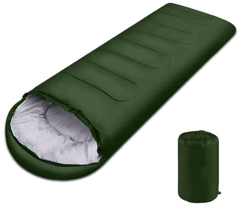 Schlafsack Winter Mumienschlafsack Campingschlafsack Feldbett Outdoor Camping, Schlafsack für Camping Alle Jahreszeiten 10 °C - 20°C Winter Schlafsack (210 x 75cm) Leichtgewichtig