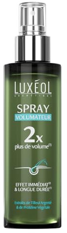 Luxéol - Spray Volumateur - Double le Volume des Cheveux(1) - Effet Immédiat(2) & Longue Durée(1) - Cliniquement Prouvé - Formule d'Origine Naturelle - Tilleul Argenté & Protéine Végétale - 150 ml