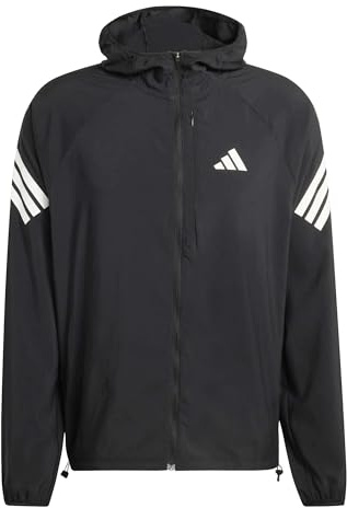 adidas Men's Adi365 Running Iconic Coat, black, L