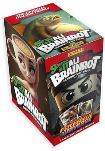 Panini Italian Brainrot Trading Cards (låda med 24 förpackningar)