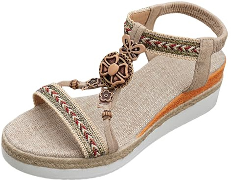 Generisch Chaussures Femme Été Sandales De Trekking Pieds Nus Avec Sangle Réglable Sandales Sport Femme Sandale De Randonnée D'été Marche Légères À Bout Ouvert Chaussures Trekking En Plein Taille