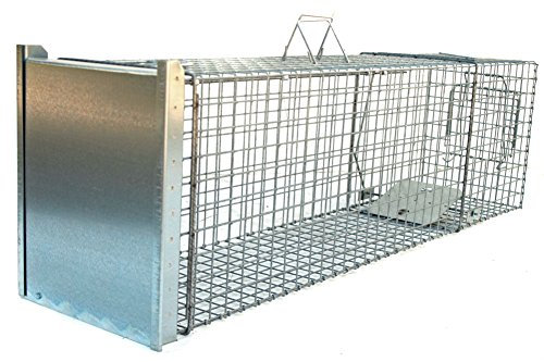 Holtaz Super Starke Falle Marderfalle Katzenfalle Fuchsfalle Biberfalle Tierfalle Kastenfalle Drahtfalle Größe: 140x34x42 cm Mit Extra Köder